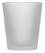 Matt borrelglaasje 44 ml - Transparant wit
