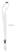 Polyester lanyard met veiligheidssluiting en buckle | 20 mm - Wit