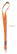 Polyester lanyard met veiligheidssluiting en buckle | 20 mm - Oranje