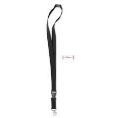 Polyester Lanyard mit Sicherheitsschließe und Schnalle | 20 mm