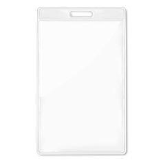 Transparante badgehouder 75 x 125 mm