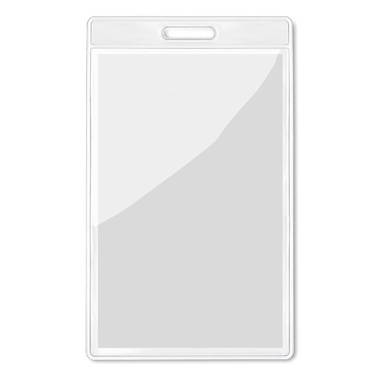 Transparante badgehouder 75 x 125 mm - Transparant