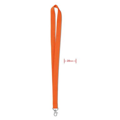 Polyester lanyard | 20 mm - Oranje