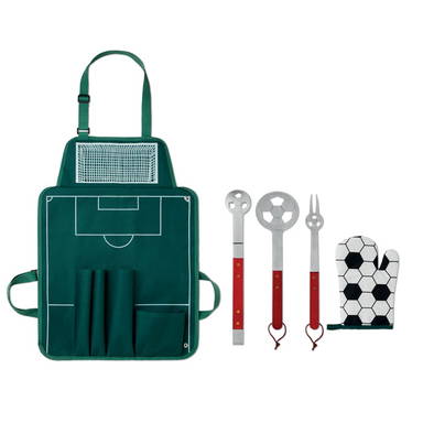 DONAU BALLY Voetbal BBQ-set