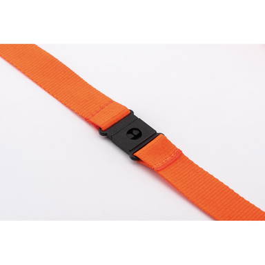 Polyester lanyard met veiligheidssluiting | 20 mm - Oranje