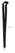 Polyester lanyard met veiligheidssluiting | 20 mm - Zwart