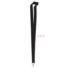 Polyester-Lanyard mit Sicherheitsschließe | 20 mm