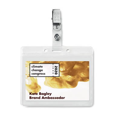CLIPBADGE Badge holder PVC