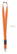 Brede polyester lanyard met veiligheidssluiting en buckle | 25 mm - Oranje