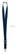 Brede polyester lanyard met veiligheidssluiting en buckle | 25 mm - Blauw