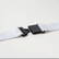 Brede polyester lanyard met veiligheidssluiting en buckle | 25 mm - Wit