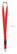 Brede polyester lanyard met veiligheidssluiting en buckle | 25 mm - Rood