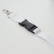 Brede polyester lanyard met veiligheidssluiting en buckle | 25 mm - Wit