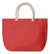 Strandtas met touw handvatten | 220 grams | 55 x 15 x 39 cm - Rood