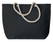 Strandtas met touw handvatten | 220 grams | 55 x 15 x 39 cm - Zwart