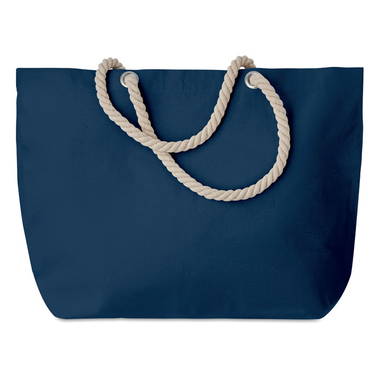 Strandtas met touw handvatten | 220 grams | 55 x 15 x 39 cm - Blauw