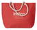 Strandtas met touw handvatten | 220 grams | 55 x 15 x 39 cm - Rood