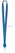 Polyester lanyard met uitrekbare badgehouder | 20 mm - Royal blauw