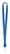 Polyester lanyard met uitrekbare badgehouder | 20 mm - Royal blauw