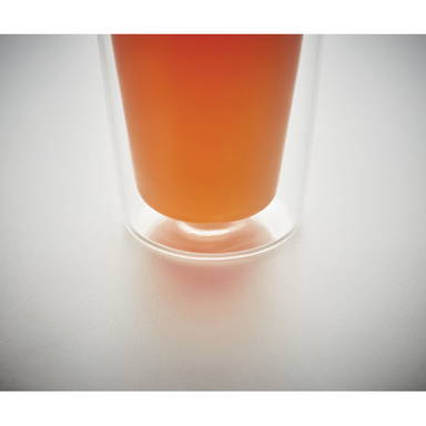BIELO TUMBLER Dubbelwandig glas met deksel
