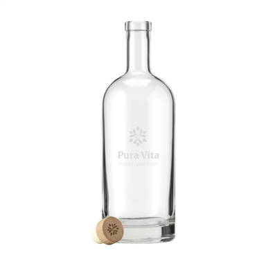 Helsinki Water Bottle Wooden Cork Stopper 1L