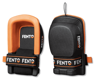 Fento Kniebeschermer Original 060 (NIEUW) (opvolger PRO 200) | Zwart/Oranje | One size