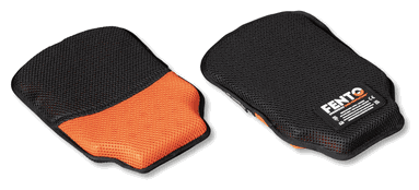 Fento Kniebeschermer Pocket 033 (NIEUW) | Zwart/Oranje | One size