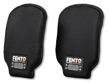 Fento Kniebeschermer Pocket 033 (NIEUW) | Zwart/Oranje | One size
