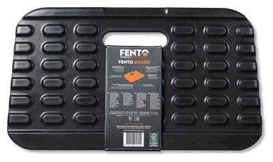 Fento Kniebeschermer Board 085 (NIEUW) | Oranje/Zwart | One size