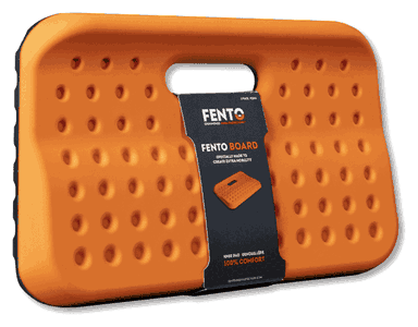 Fento Kniebeschermer Board 085 (NIEUW) | Oranje/Zwart | One size