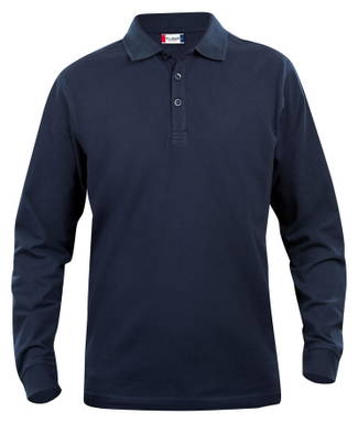 Clique Basic Polo L/S Junior 028233