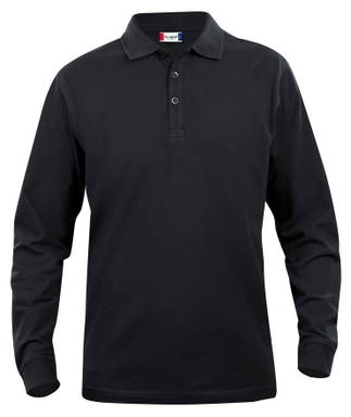 Clique Basic Polo L/S Junior 028233
