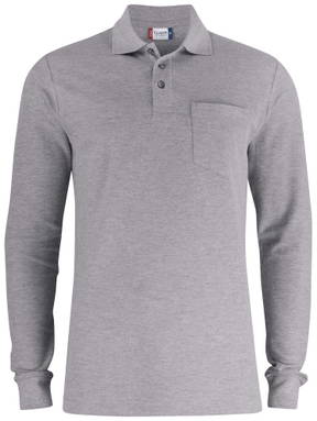 Clique Basic Polo Pocket L/S 028235