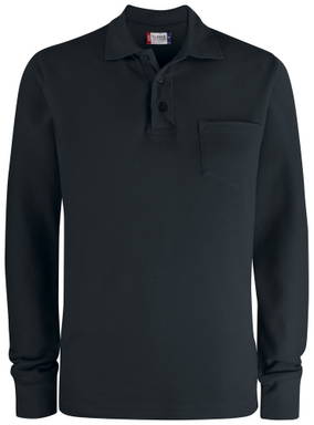 Clique Basic Polo Pocket L/S 028235