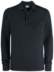 Clique Basic Polo Pocket L/S 028235