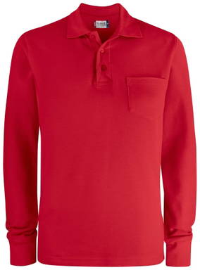 Clique Basic Polo Pocket L/S 028235