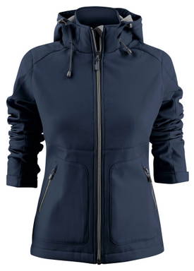 Printer Karting Softshell Jack Damen 2261062 - Marineblau