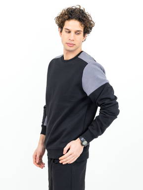 Printer PRIME Prime Crewneck Sweater Unisex 2262071 - Zwart/staalgrijs