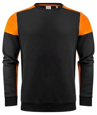 Printer PRIME Prime Crewneck Sweater Unisex 2262071 - Zwart/oranje