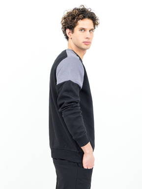 Printer PRIME Prime Crewneck Sweater Unisex 2262071 - Zwart/staalgrijs