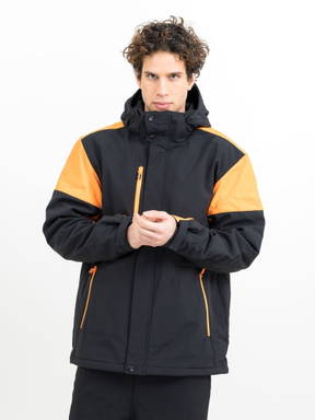 Printer Prime Gevoerde Softshell Jas 2261071 - Zwart/oranje