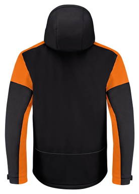 Printer Prime Gevoerde Softshell Jas 2261071 - Zwart/oranje