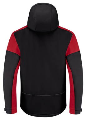 Printer Prime Gevoerde Softshell Jas 2261071 - Zwart/rood