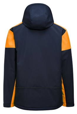 Printer Prime Gevoerde Softshell Jas 2261071 - Marine/neonoranje