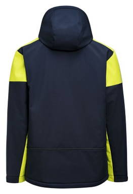 Printer Prime Gevoerde Softshell Jas 2261071 - Marine/neongeel