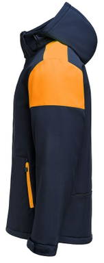 Printer Prime Gevoerde Softshell Jas 2261071 - Marine/neonoranje