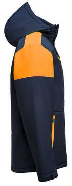 Printer Prime Gevoerde Softshell Jas 2261071 - Marine/neonoranje