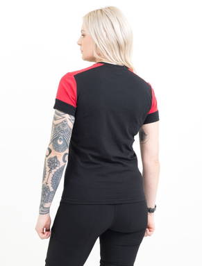Printer PRIME Prime T-shirt Dames 2264031 - Zwart/rood