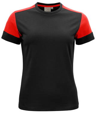 Printer PRIME Prime T-shirt Dames 2264031 - Zwart/rood