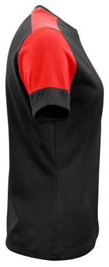 Printer PRIME Prime T-shirt Dames 2264031 - Zwart/rood